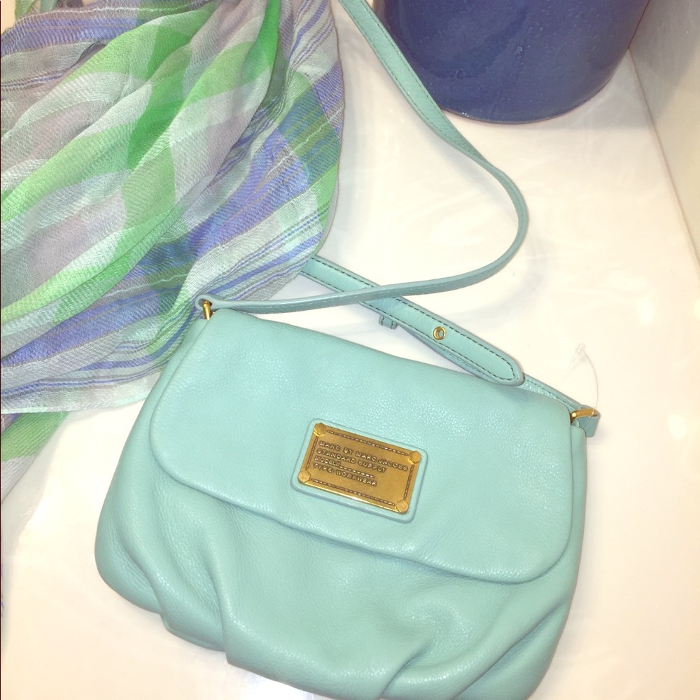 Marc By Marc Jacobs Cross Body Purse Mint Green